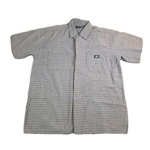 Dickies Mens Casual Work Shirt  Long Sleeve Point Collar XL